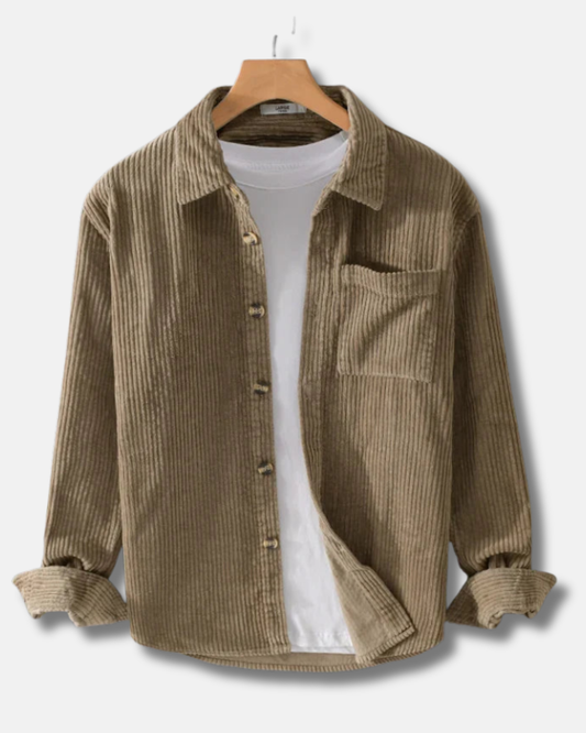 LONDON | Sobrecamisa de pana suave