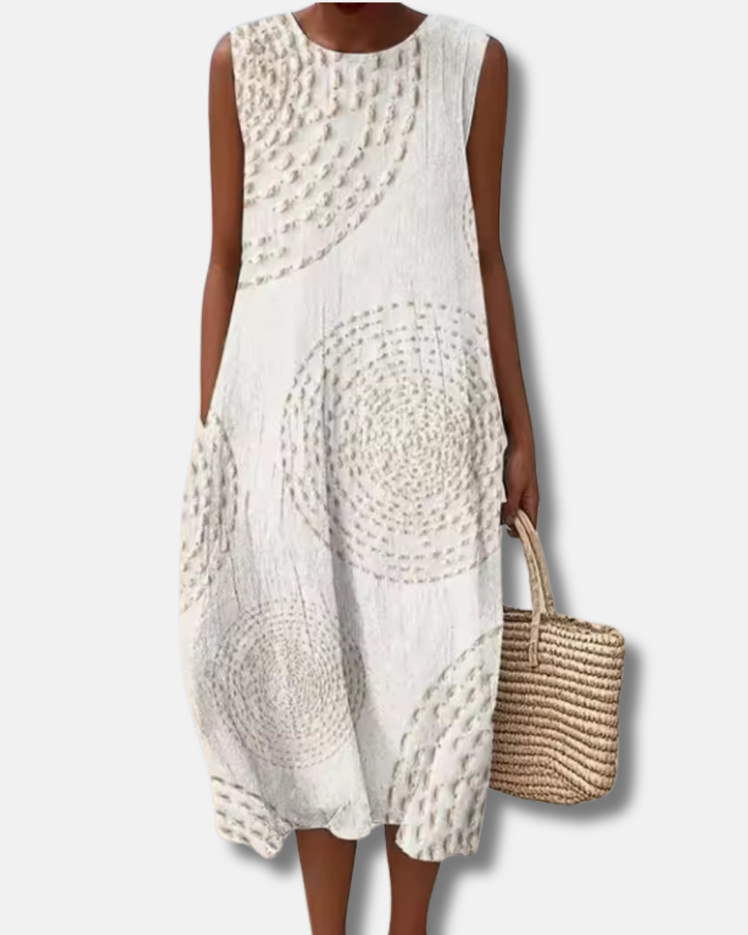 MARTA - VESTIDO LARGO PLISADO