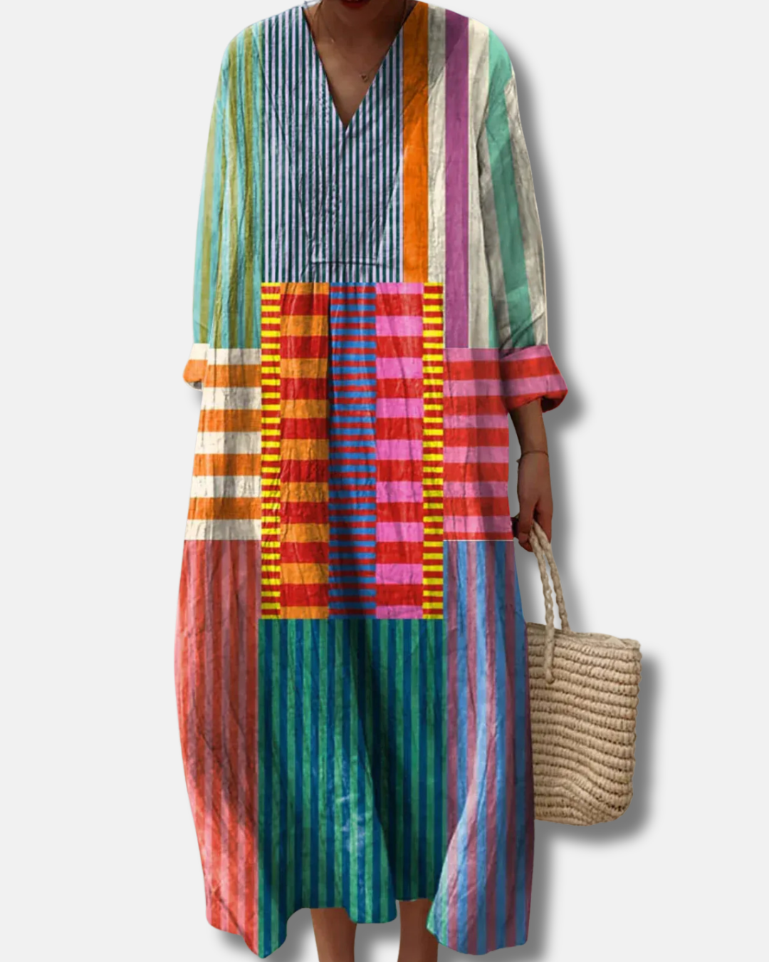 IRENE - VESTIDO MIDI ESTAMPADO