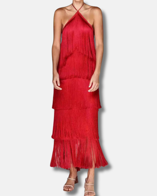 Edén | Vestido con borlas