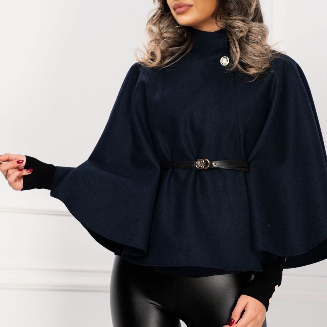 Abrigo con cinturón