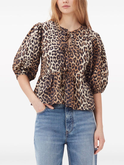 Blusa de leopardo