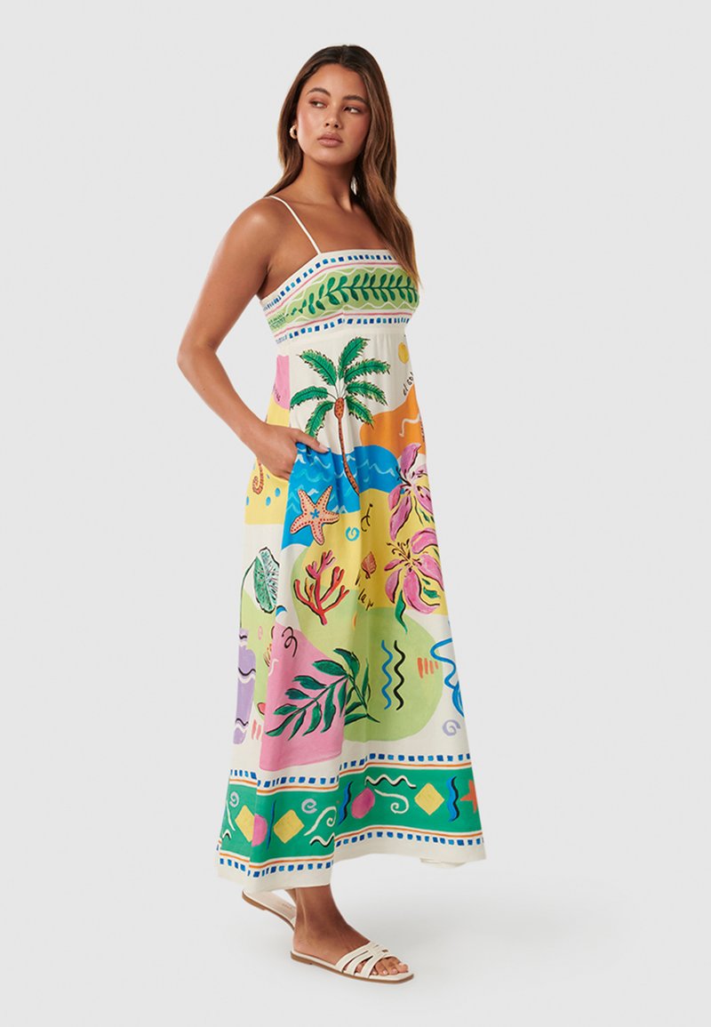 Adaia - Midi vestido estampado