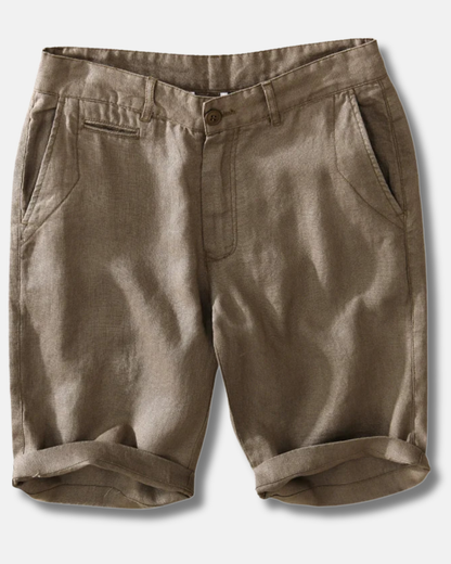 Pantalones cortos de lino Lisbo