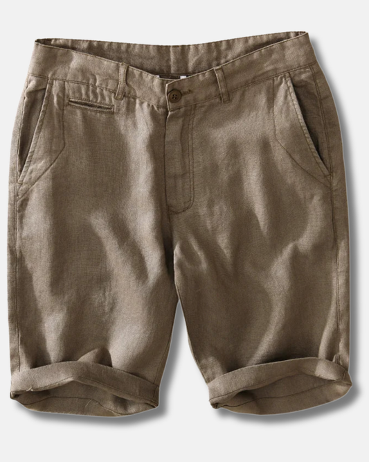 Pantalones cortos de lino Lisbo
