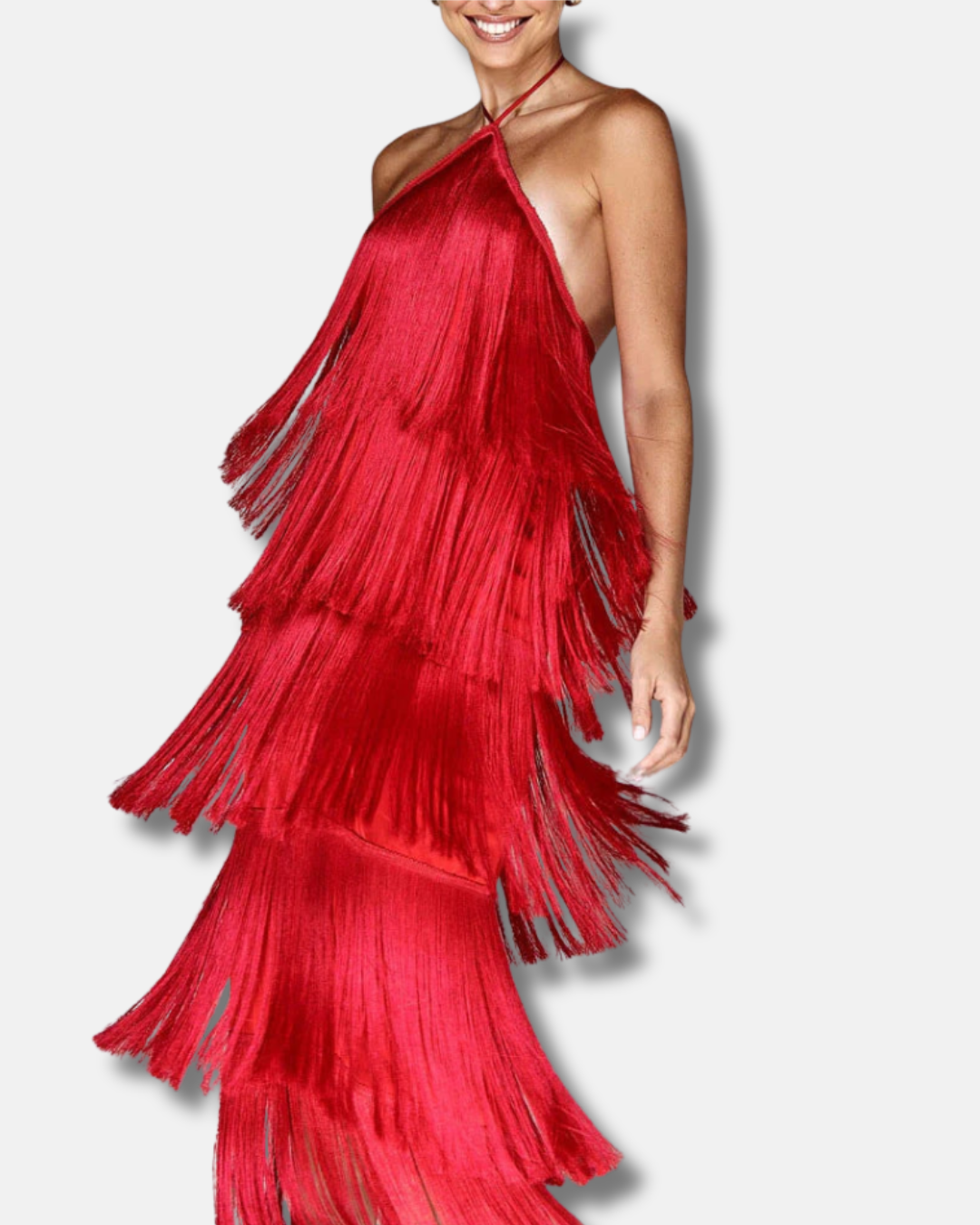Edén | Vestido con borlas