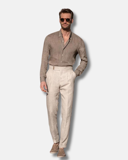 Pantalón de lino Gold Coast