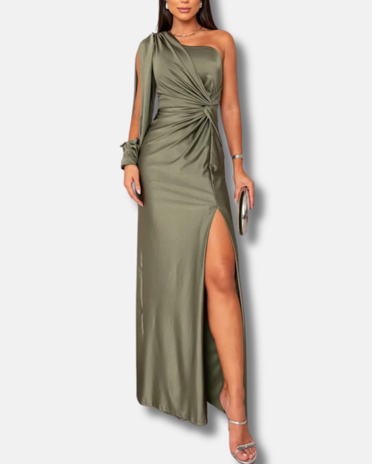 Évora | Vestido largo de satén