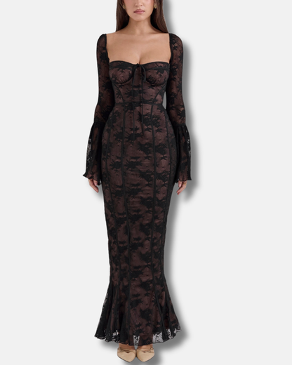 Allegra | Vestido largo de encaje