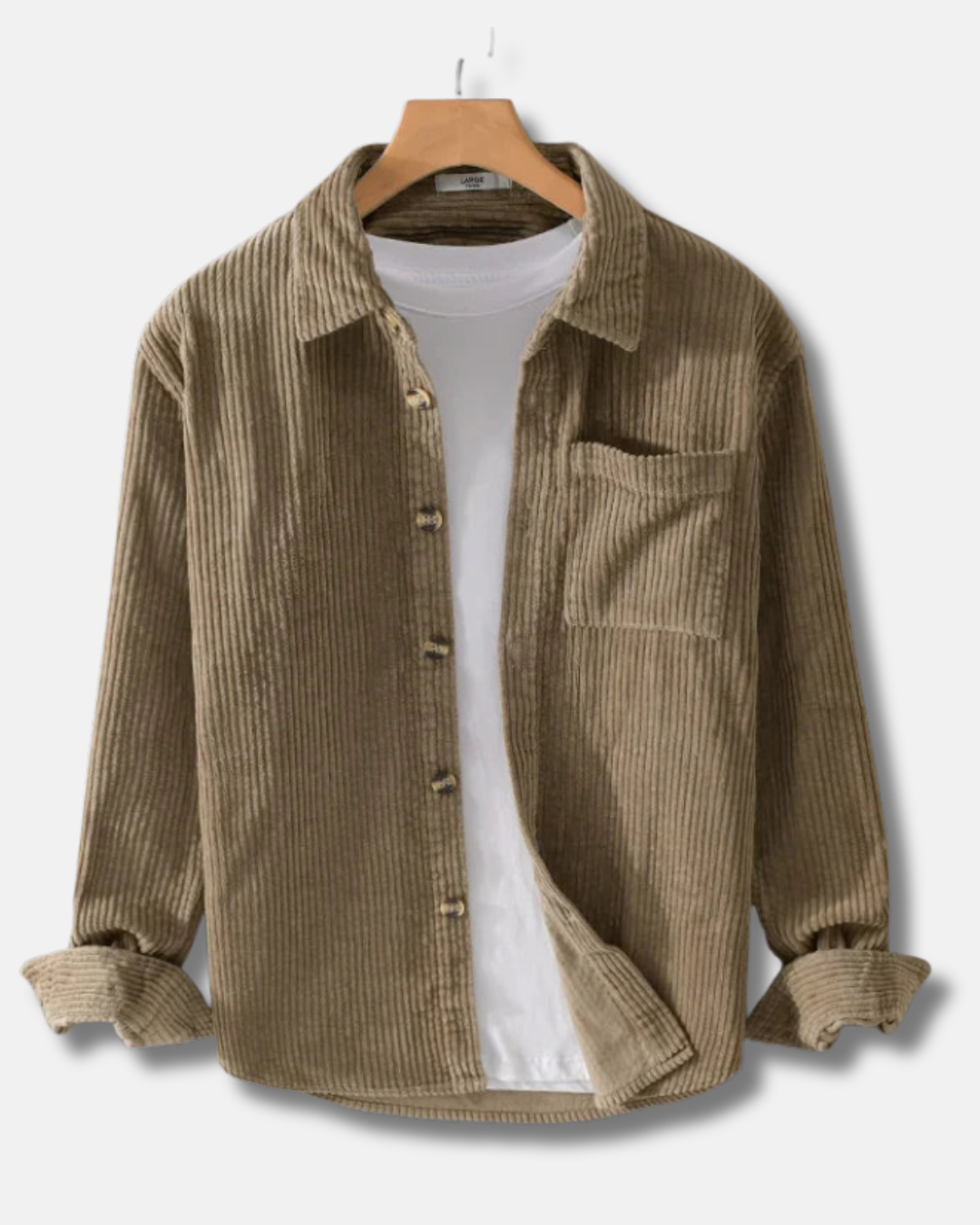 LONDON | Sobrecamisa de pana suave