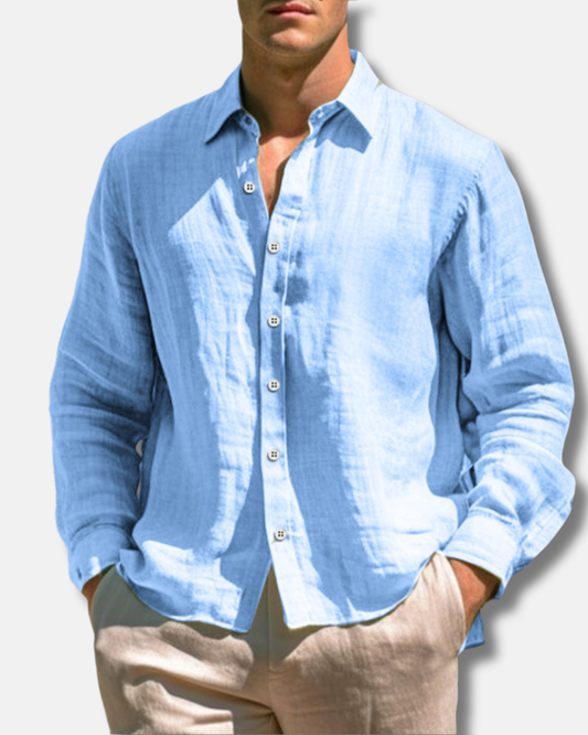 Camisa casual de lino