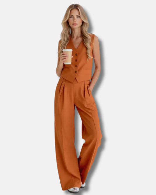 ANITA - CONJUNTO DOS PIEZAS DE LINO