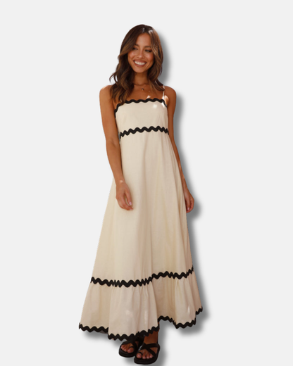 Karma - Vestido largo de tirantes