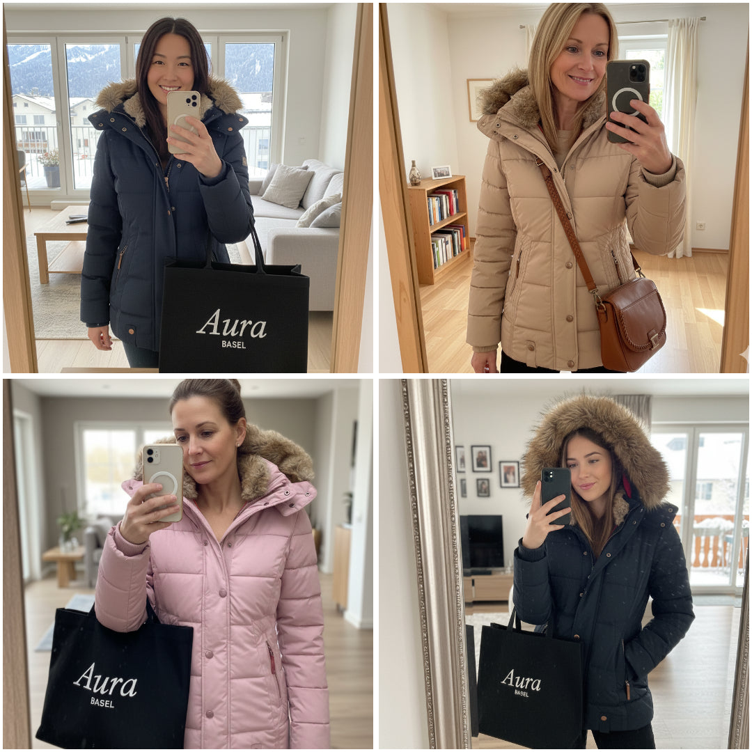 Marylin – Abrigo de invierno cálido con forro de pelo