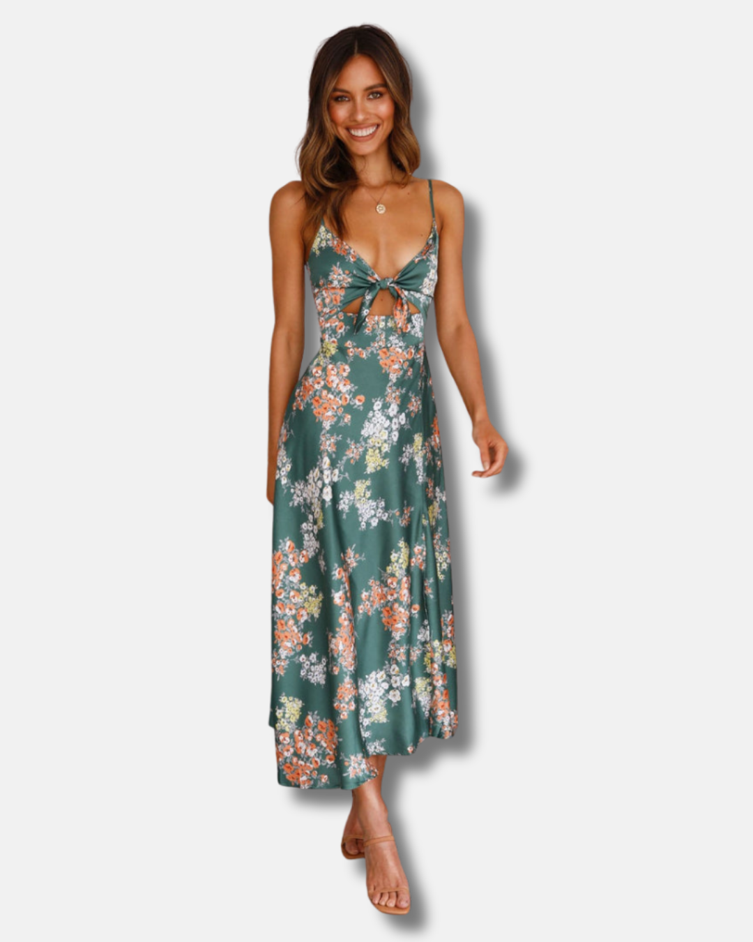 Salma - Vestido con estampado floral