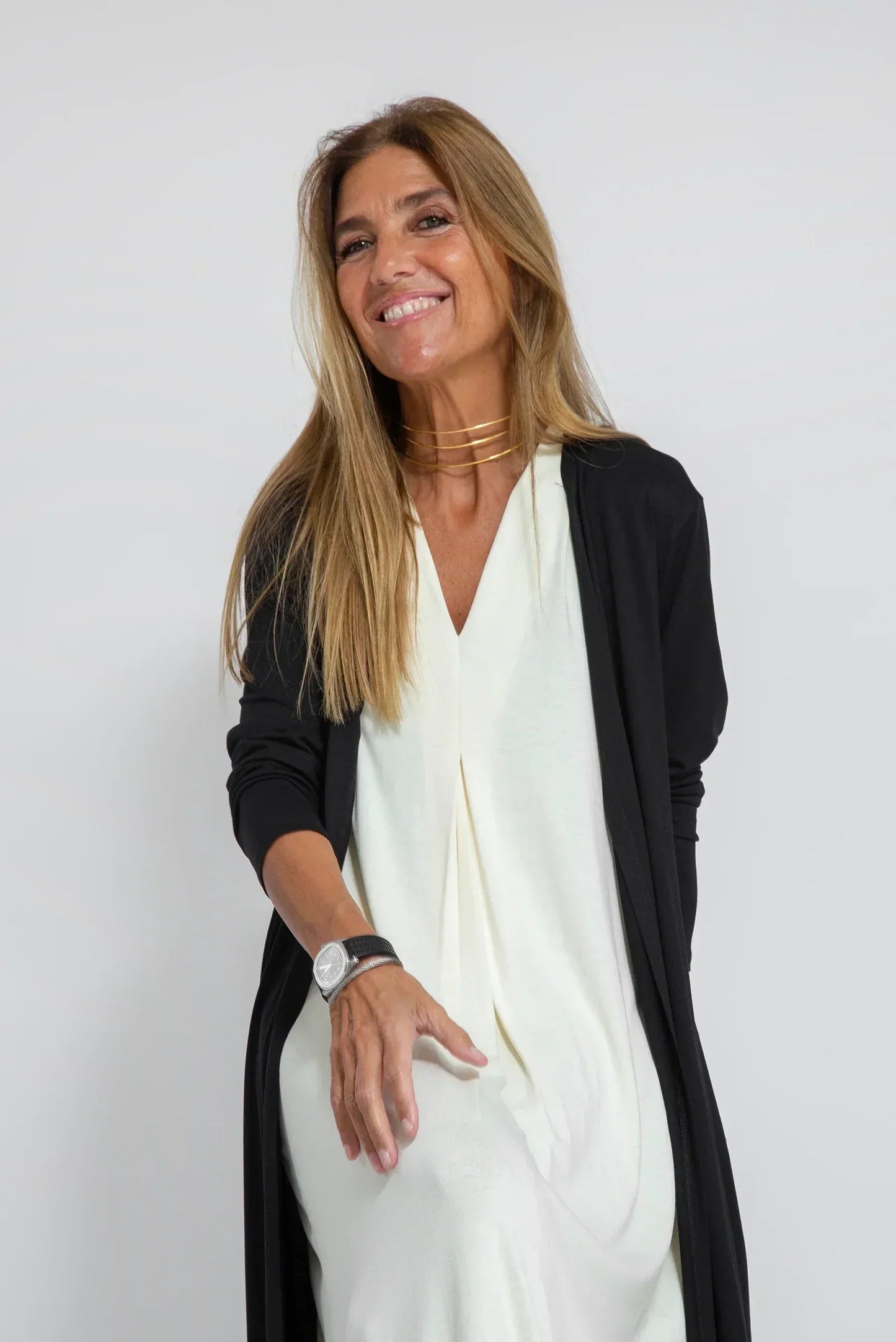 Aroa - Conjunto de vestido y chaleco